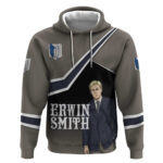 Erwin Smith Attack on Titan Hoodie Anime Executive Suit Aesthetic