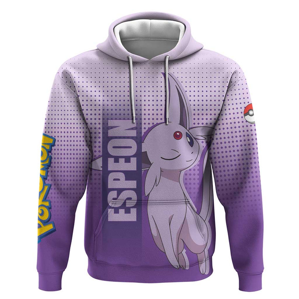 Espeon from Pok Hoodie with Psychic Type Ability and Elegant Pose Design Espeon from Pok Hoodie with Psychic Type Ability and Elegant Pose Design