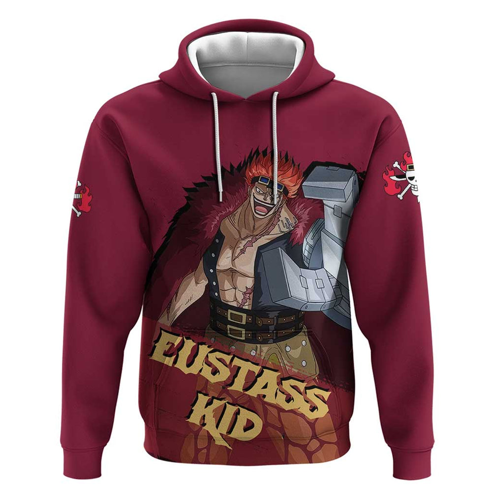 Eustass Kid - One Piece Hoodie Anime Style Eustass Kid - One Piece Hoodie Anime Style