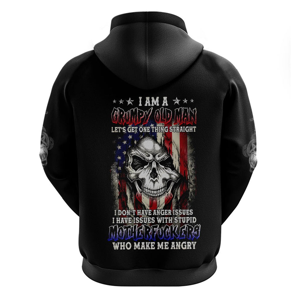 American Skull Hoodie Grumpy Old Man Motherfuckers Who Make Me Angry DT01 American Skull Hoodie Grumpy Old Man Motherfuckers Who Make Me Angry DT01