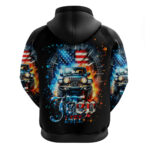 Fire Jeep Hoodie American Jeep Life DT01