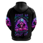 Fire Skull Hoodie Judge Me When You're Perfect Otherwise Shut Up DT01