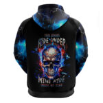 Fire Skull Hoodie Your Demon Hide Under Your Bed DT01