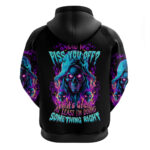 Flame Skull Hoodie Did I Piss You Off That Great At Least I'm Doing Something Right DT01