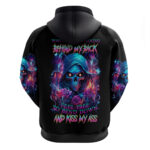 Flame Skull Hoodie While You Are Talking Behind My Back Freel Free To Bend Down And Kiss My Ass DT01