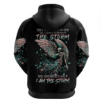 Angel Skull Hoodie She Whispered Back Iam The Storm DT01