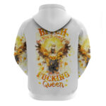 Flower Skull Angel Hoodie Bitch I'm The Fucking Queen DT01