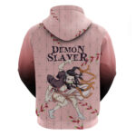 Anime Demon Slayer Nezuko Hoodie Asanoha Pattern