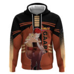 Gaara Naruto Hoodie with Sand Manipulation and Desert Ninja Design