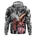 Garou - One Punch Man Hoodie Anime Mix Manga Style