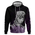 Giorno Giovanna Hoodie JJBAs Anime Style