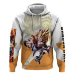 Gogeta Fusion Warrior Hoodie Energetic Anime Combat Style