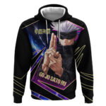 Gojo Satoru Infinite Void Hoodie Cosmic Anime Power Surge Style