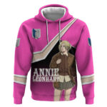 Annie Leonhart Attack on Titan Hoodie Anime Preppy Streetwear Style