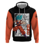 Goku Blue Hoodie Dragon Ball Mix Anime Manga