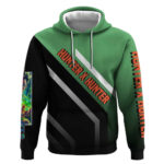 Gon Freecss Hunter x Hunter Hoodie with Green Outfit and Adventure-Ready Pose Design