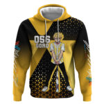 Goro Hoodie Yellow Black Baseball Anime Crossover