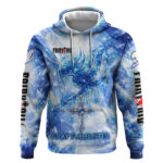 Gray Fullbuster Fairy Tail Hoodie Ice Magic Anime Style with Crystal Freeze Motif