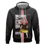Anya Forger Spy x Family Hoodie with Cute Expression and Playful Design