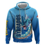 Gyarados from Pok Hoodie with Water Type Power and Fierce Design