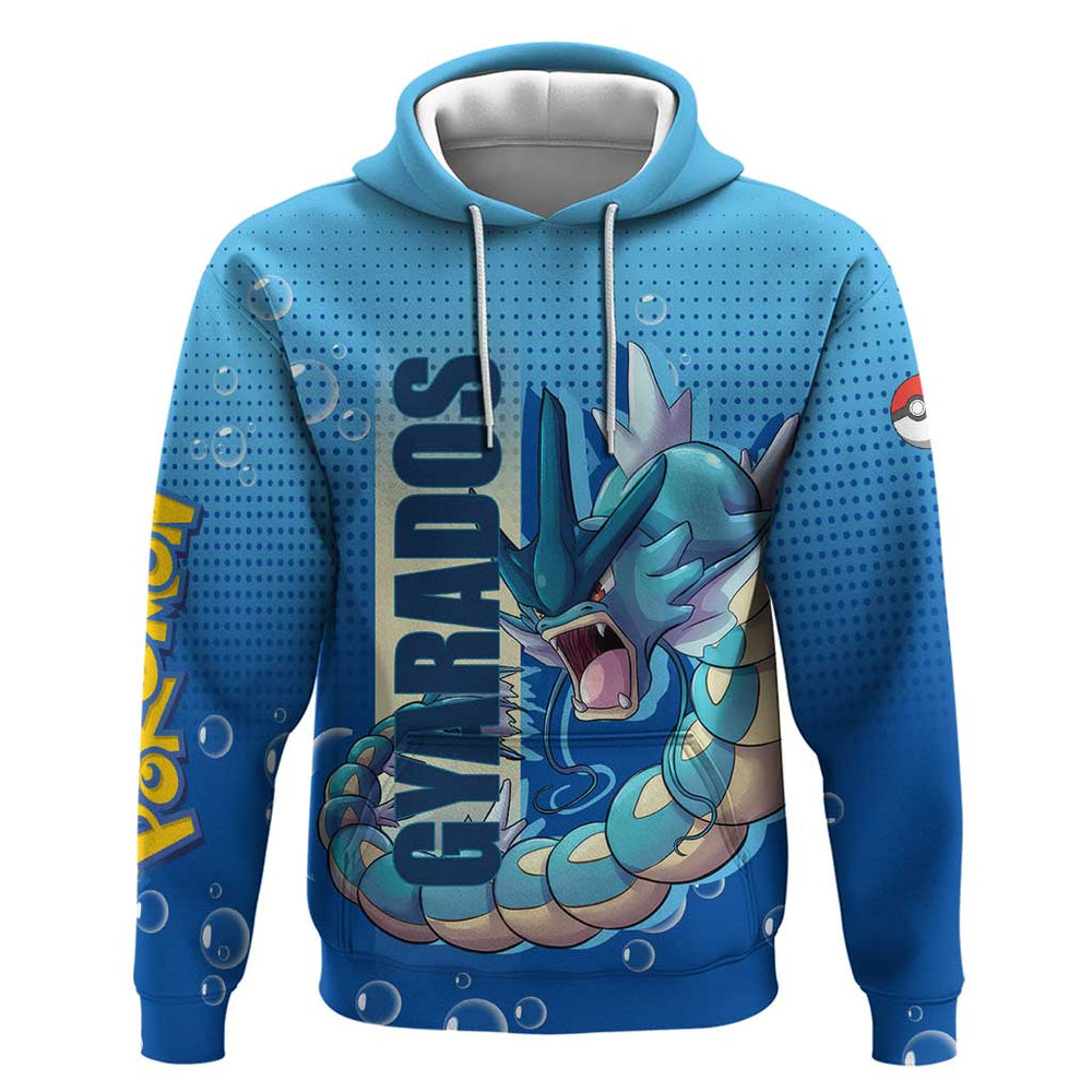 Gyarados from Pok Hoodie with Water Type Power and Fierce Design Gyarados from Pok Hoodie with Water Type Power and Fierce Design