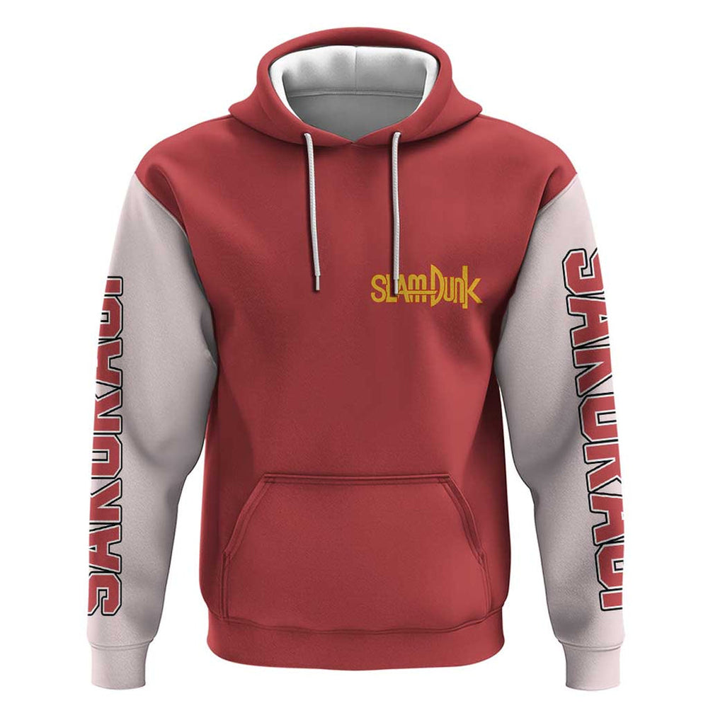 Hanamichi Sakuragi Slam Dunk Hoodie Japan Anime Style Hanamichi Sakuragi Slam Dunk Hoodie Japan Anime Style