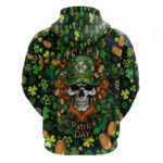Happy St. Patrick's Day Skull Hoodie