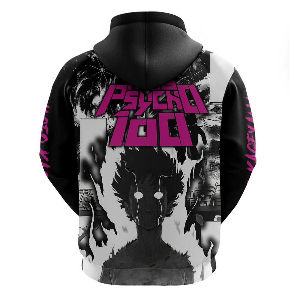 Arataka Reigen Mob Psycho 100 Hoodie Anime Style Art Arataka Reigen Mob Psycho 100 Hoodie Anime Style Art