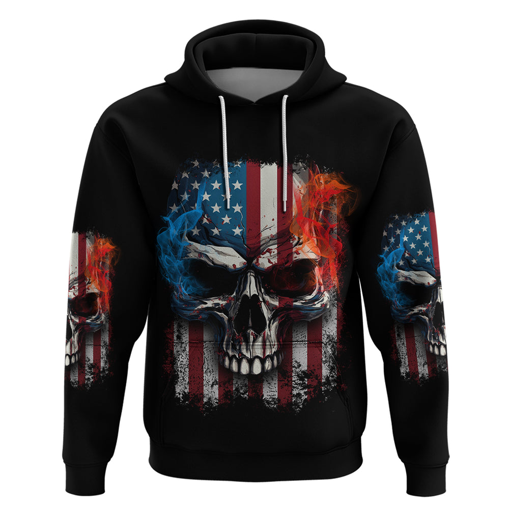 I Have Three Sides Skull Flag Hoodie I Have Three Sides Skull Flag Hoodie