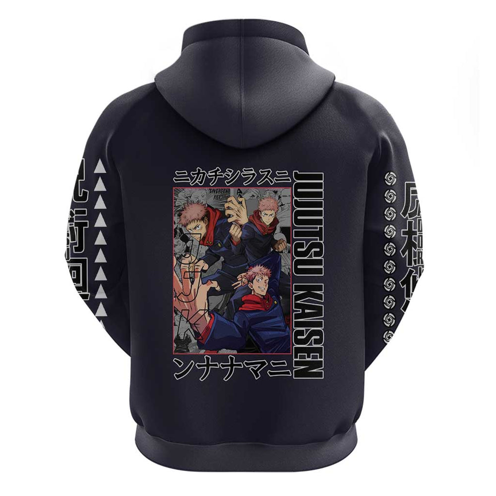 Itadori Yuuji Jujutsu Kaisen Hoodie Anime Style Itadori Yuuji Jujutsu Kaisen Hoodie Anime Style