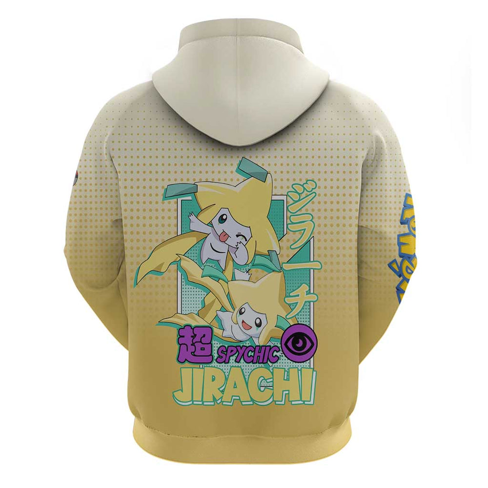 Jirachi from Pok Hoodie with Psychic Type Power and Cute Design Jirachi from Pok Hoodie with Psychic Type Power and Cute Design