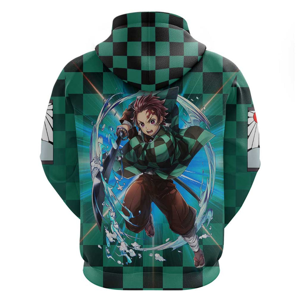 Astral Aura Tanjiro Demon Slayer Hoodie Anime Style Astral Aura Tanjiro Demon Slayer Hoodie Anime Style