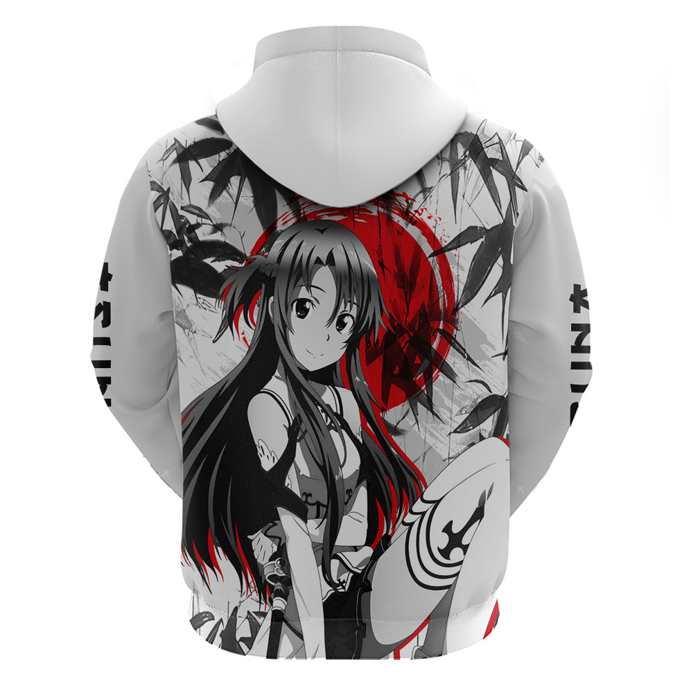 Asuna Hoodie Sword Art Online Anime Japan Style Asuna Hoodie Sword Art Online Anime Japan Style