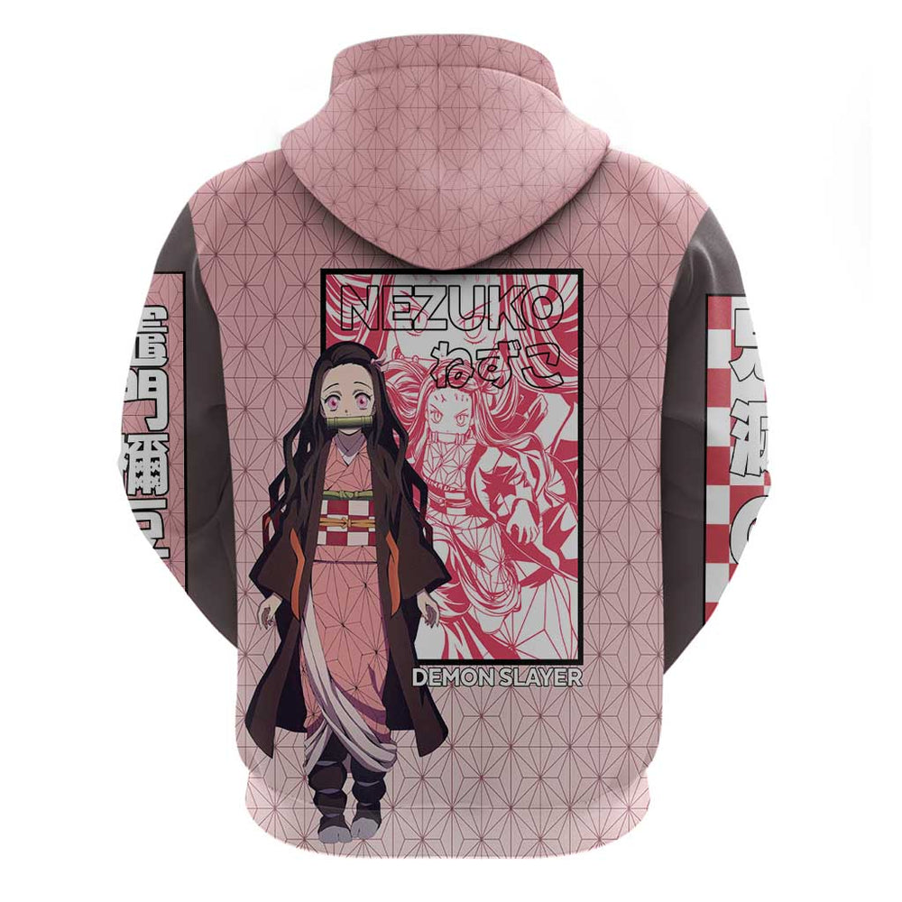 Kamado Nezuko Haori Demon Slayer Hoodie Anime Style Kamado Nezuko Haori Demon Slayer Hoodie Anime Style