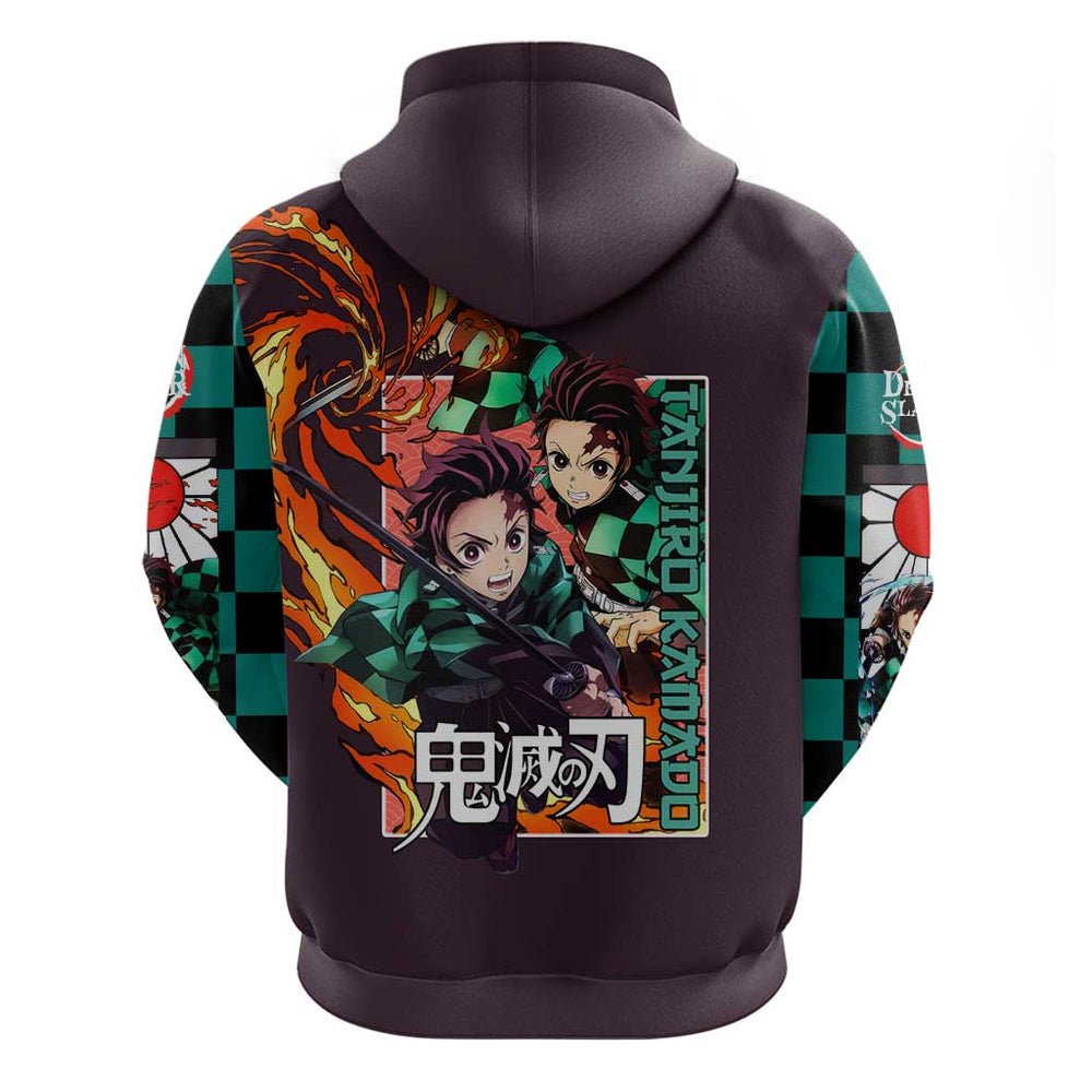 Kamado Tanjiro Demon Slayer Hoodie Anime Style Kamado Tanjiro Demon Slayer Hoodie Anime Style