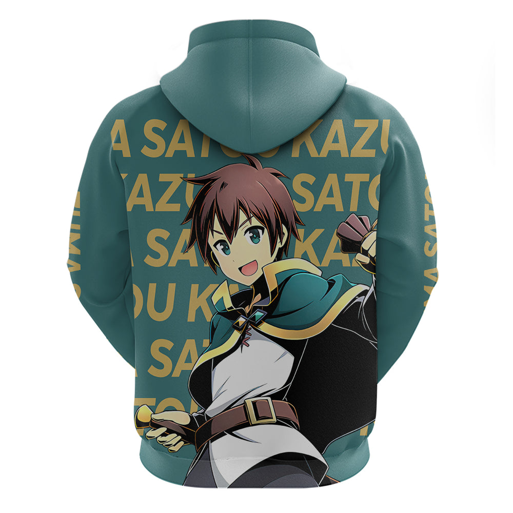 Kazuma Satou KonoSuba Hoodie Anime Style Kazuma Satou KonoSuba Hoodie Anime Style