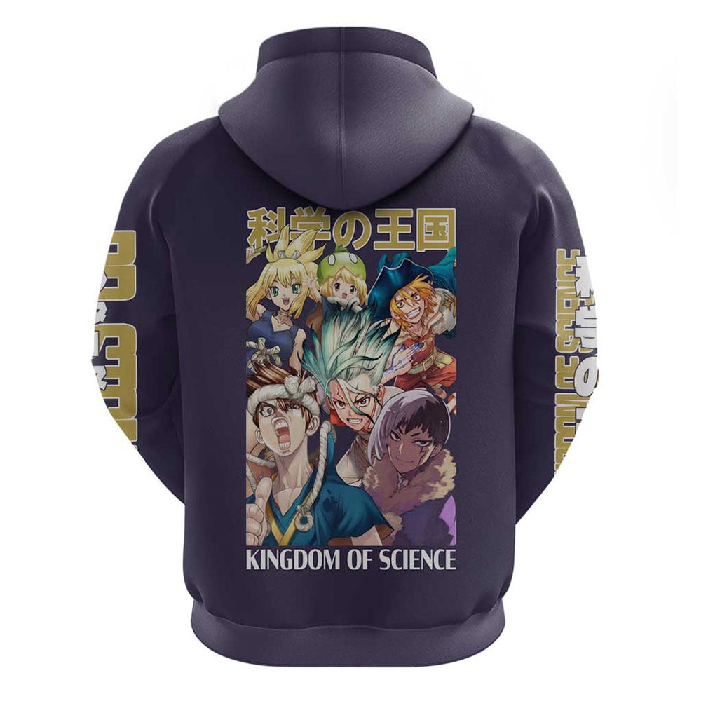 Kingdom of Science Dr. Stone Hoodie Anime Style Kingdom of Science Dr. Stone Hoodie Anime Style
