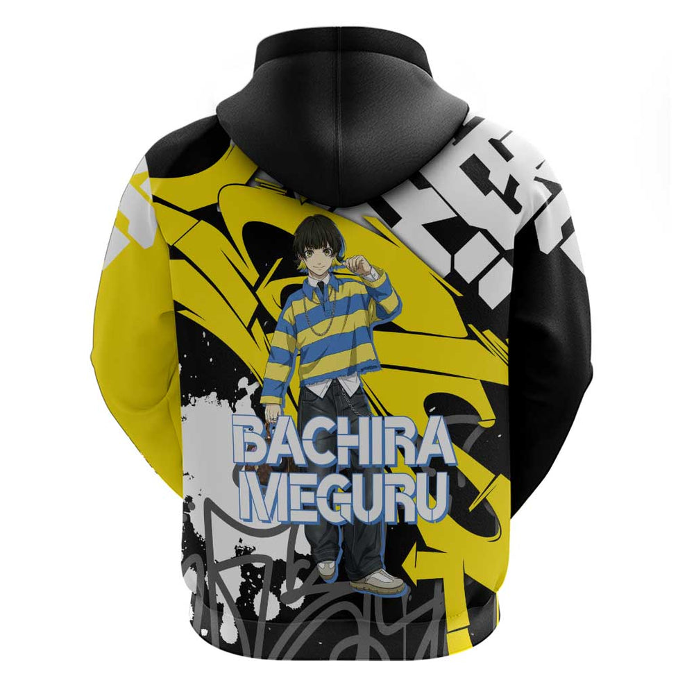 Bachira Meguru Blue Lock Hoodie Graffiti Street Anime Style Bachira Meguru Blue Lock Hoodie Graffiti Street Anime Style