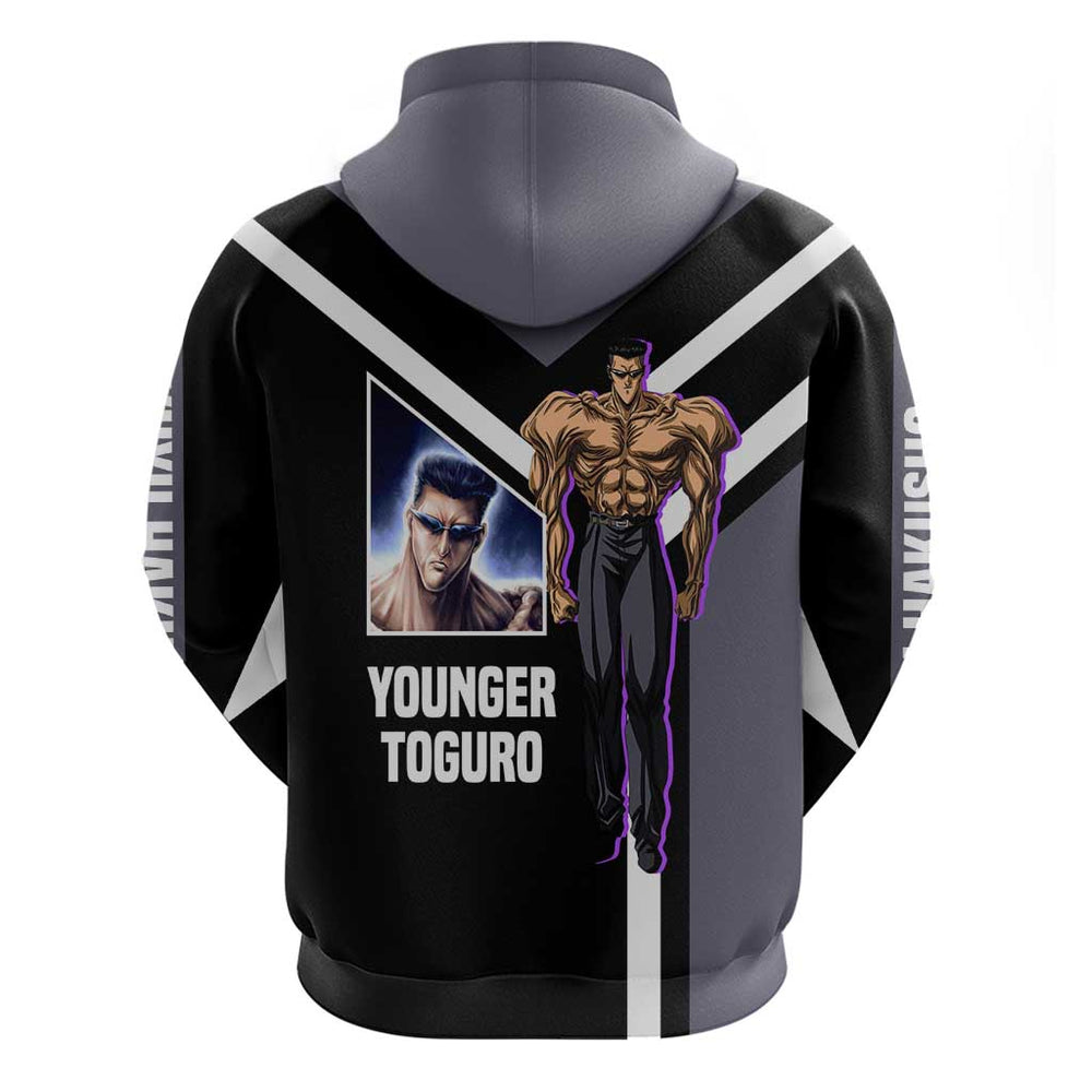 Kurama Yu Yu Hakusho Hoodie with Human Form and Calm Focused Pose Design Kurama Yu Yu Hakusho Hoodie with Human Form and Calm Focused Pose Design