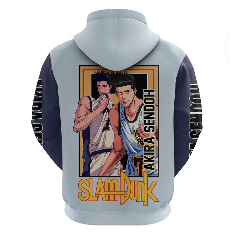 Akira Sendoh Slam Dunk Hoodie Japan Anime Style Akira Sendoh Slam Dunk Hoodie Japan Anime Style