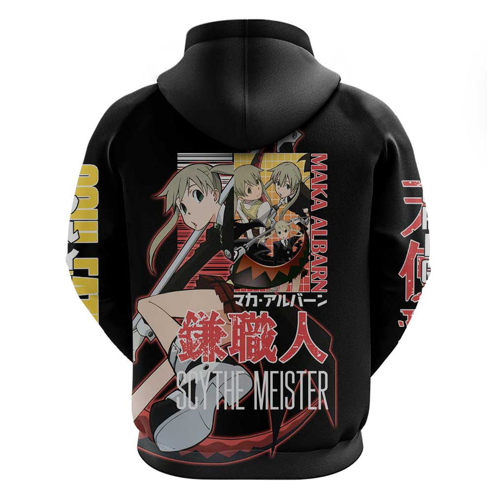 Maka Albarn Soul Eater Hoodie Anime Style Maka Albarn Soul Eater Hoodie Anime Style