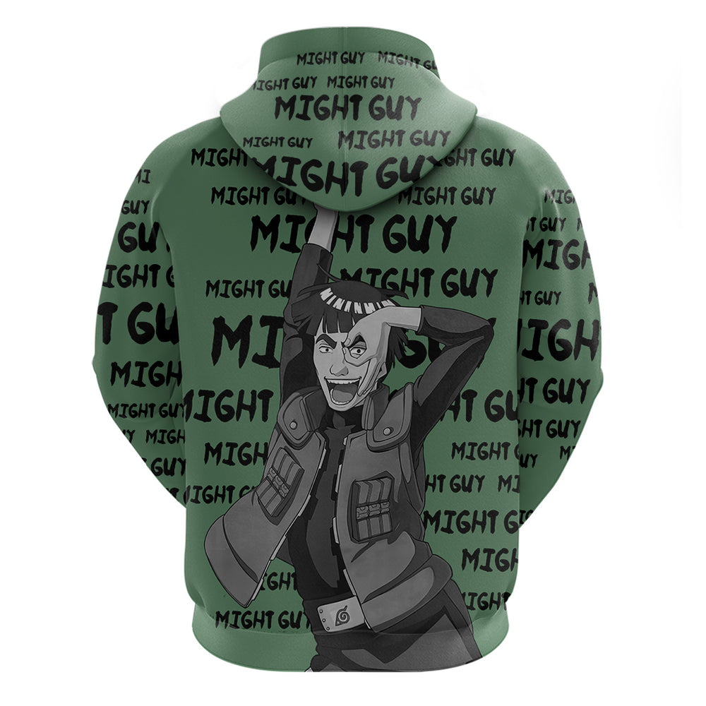 Might Guy - Style Manga Hoodie Might Guy - Style Manga Hoodie