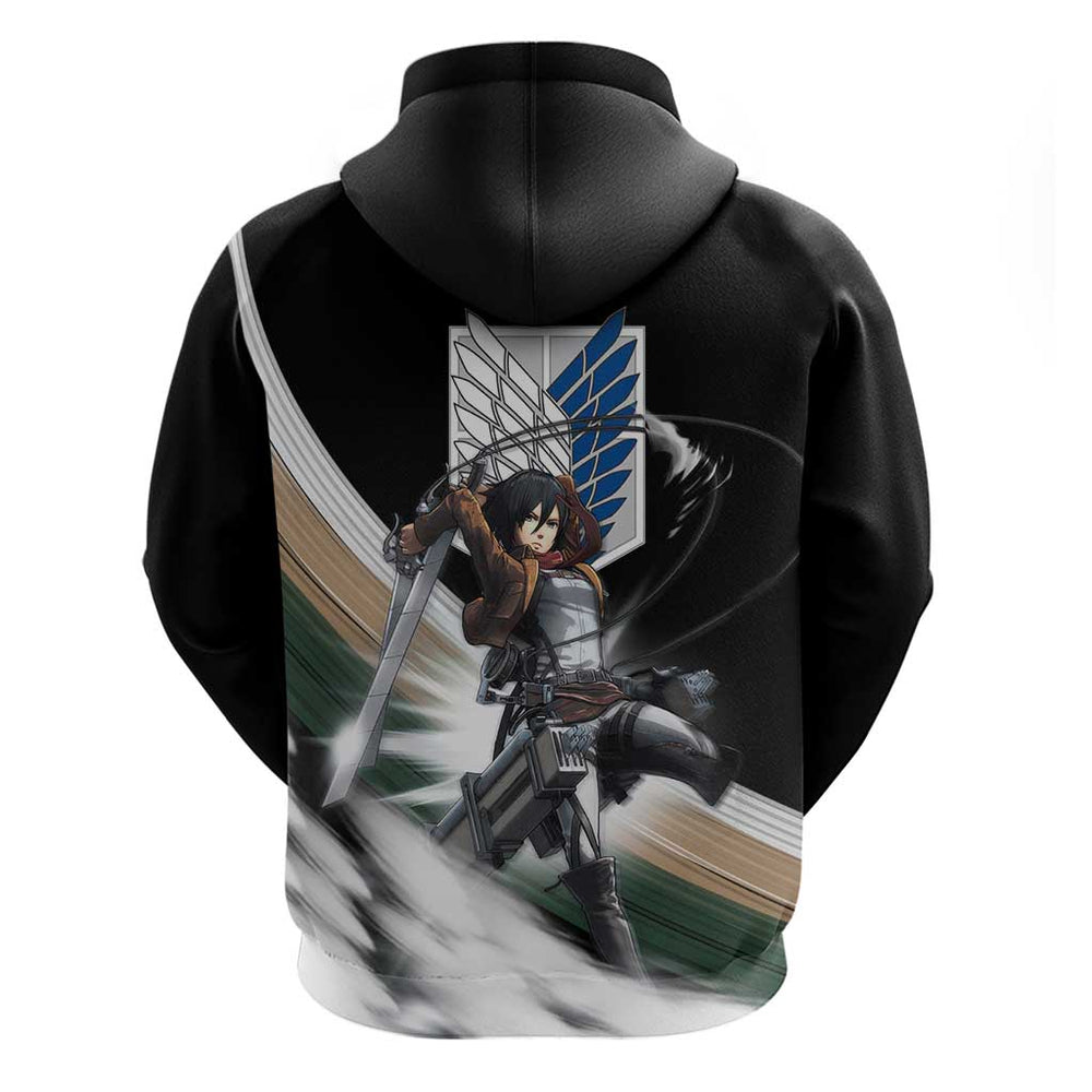Mikasa Ackerman - Attack On Titan Hoodie Anime Style Mikasa Ackerman - Attack On Titan Hoodie Anime Style