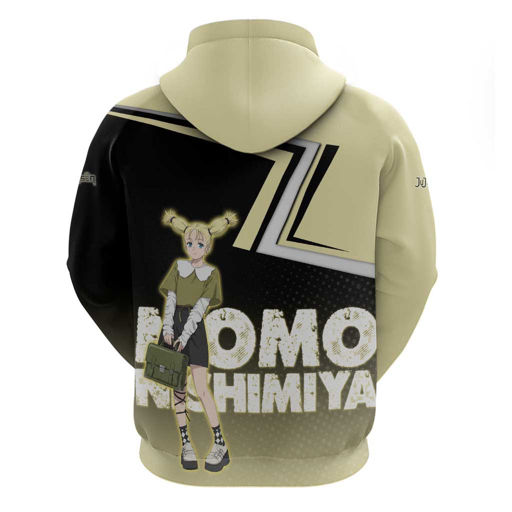 Momo Nishimiya Hoodie Soft Pastel Anime Style Momo Nishimiya Hoodie Soft Pastel Anime Style