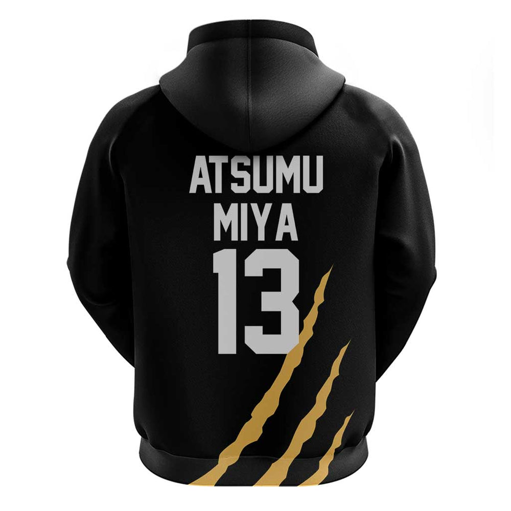 MSBY Atsumu Miya - Number 13 - Haikyu Hoodie Anime Uniform Style MSBY Atsumu Miya - Number 13 - Haikyu Hoodie Anime Uniform Style