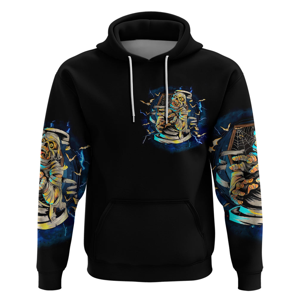 Mummy Skull Hoodie I'm Going To Hell to Pick You Up DT01 Mummy Skull Hoodie I'm Going To Hell to Pick You Up DT01