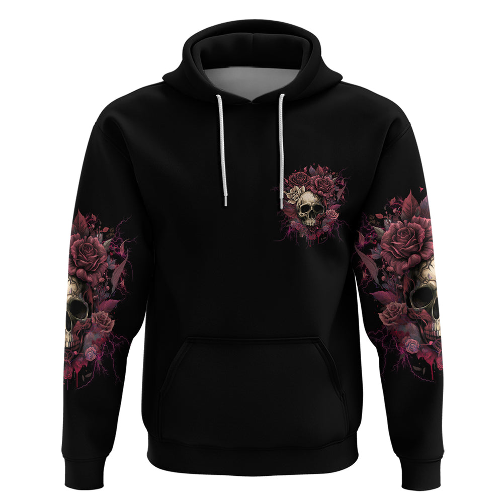 My Give A F Rose Skull Hoodie My Give A F Rose Skull Hoodie