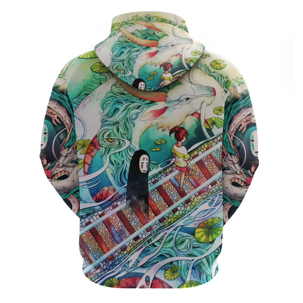 Mythical Spirited Away Studio Ghibli Hoodie Anime Style Mythical Spirited Away Studio Ghibli Hoodie Anime Style