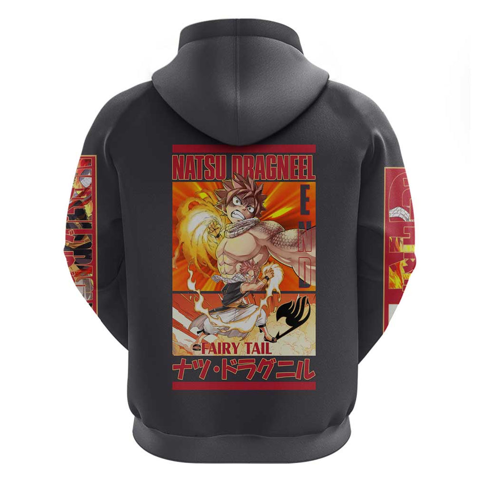 Natsu Dragneel Fairy Tail Hoodie Anime Style Natsu Dragneel Fairy Tail Hoodie Anime Style