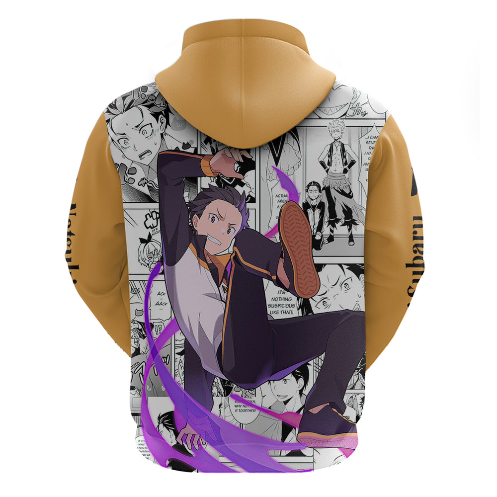 Natsuki Subaru Hoodie Hajimeru Isekai Seikatsu Natsuki Subaru Hoodie Hajimeru Isekai Seikatsu
